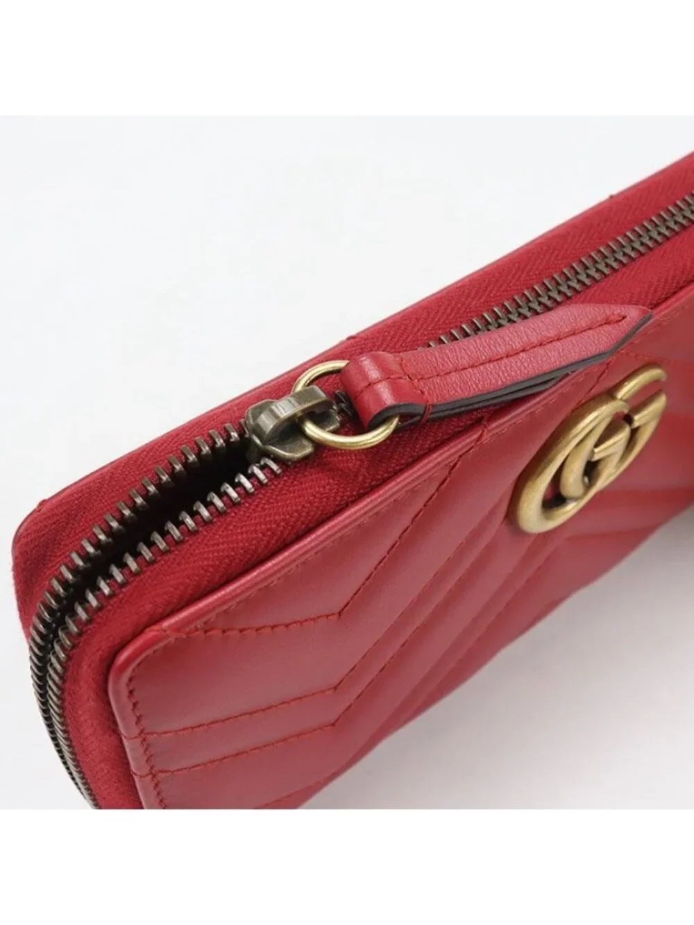 Gucci Zip Around Wallet GG Marmont Quilted Leather - Picture 5 of 5